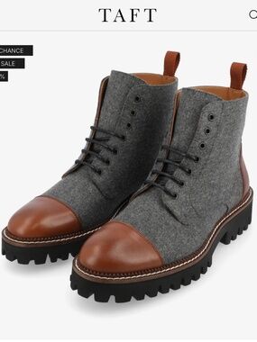 Taft "Jill" Boot in Grey/Brown - New In Box